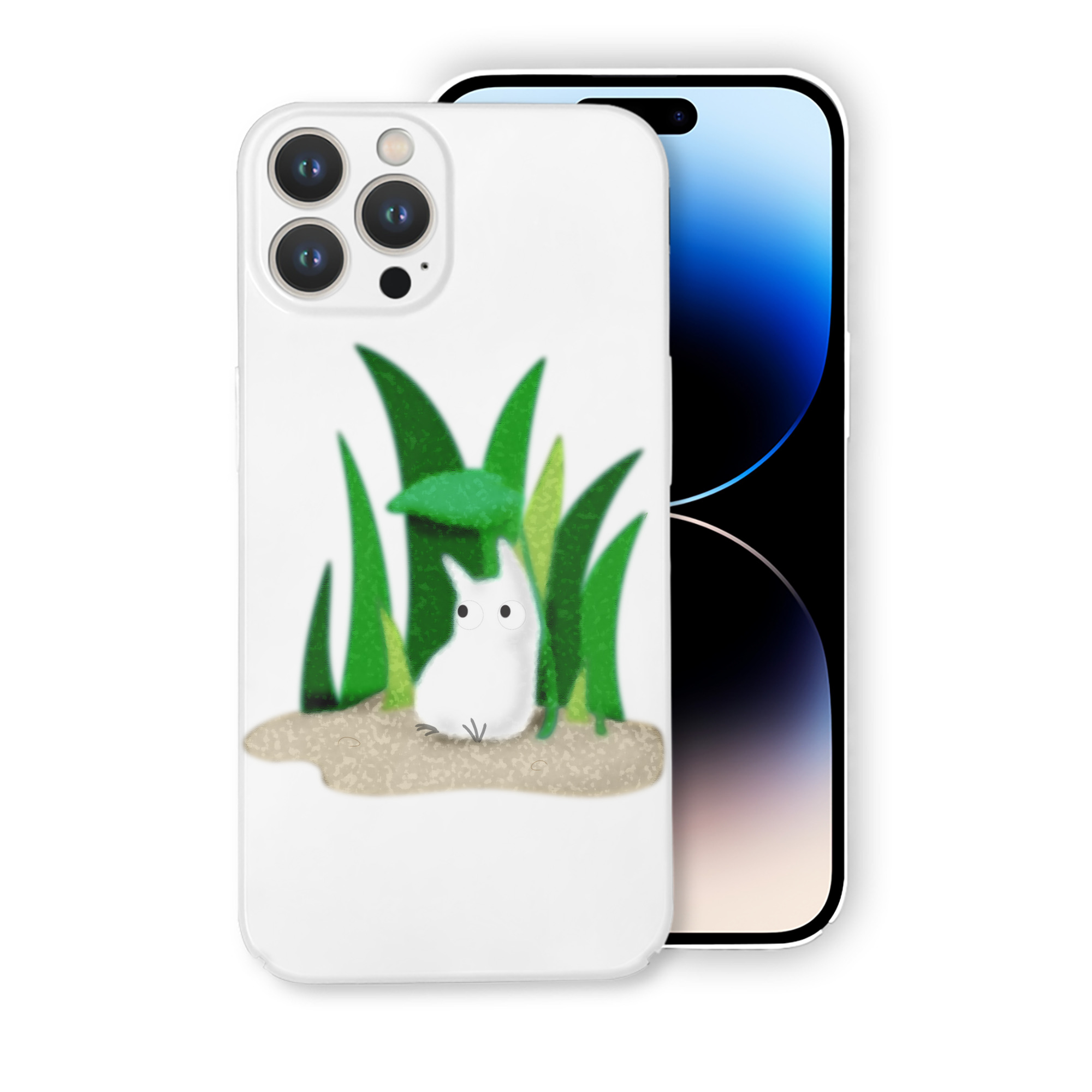 （画像用） となりのトトロ 草壁メイ 草壁サツキ My Neighbor Totoro Satsuki Kusakabe Mei Kusakabe 【iPhone 14シリーズ対応】ハードケース